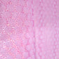 Pink Geometerical Sequence Embroidery Organza Fabric
