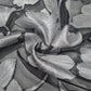 Black & Silver Floral Organza Jacquard Fabric