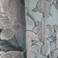 Black & Brown Floral Organza Jacquard Fabric - TradeUNO