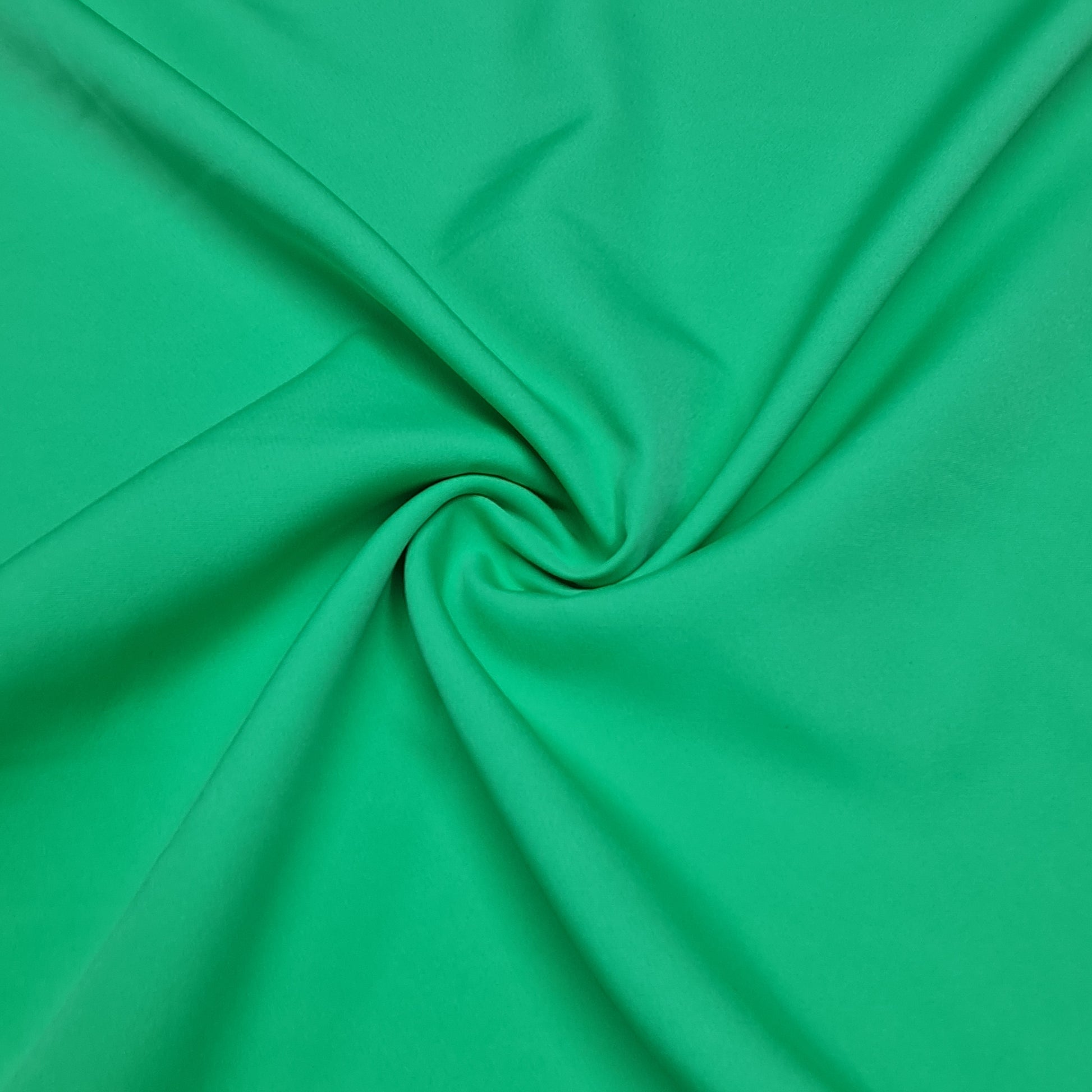 Neon Green Solid Banana Crepe Fabric - TradeUNO