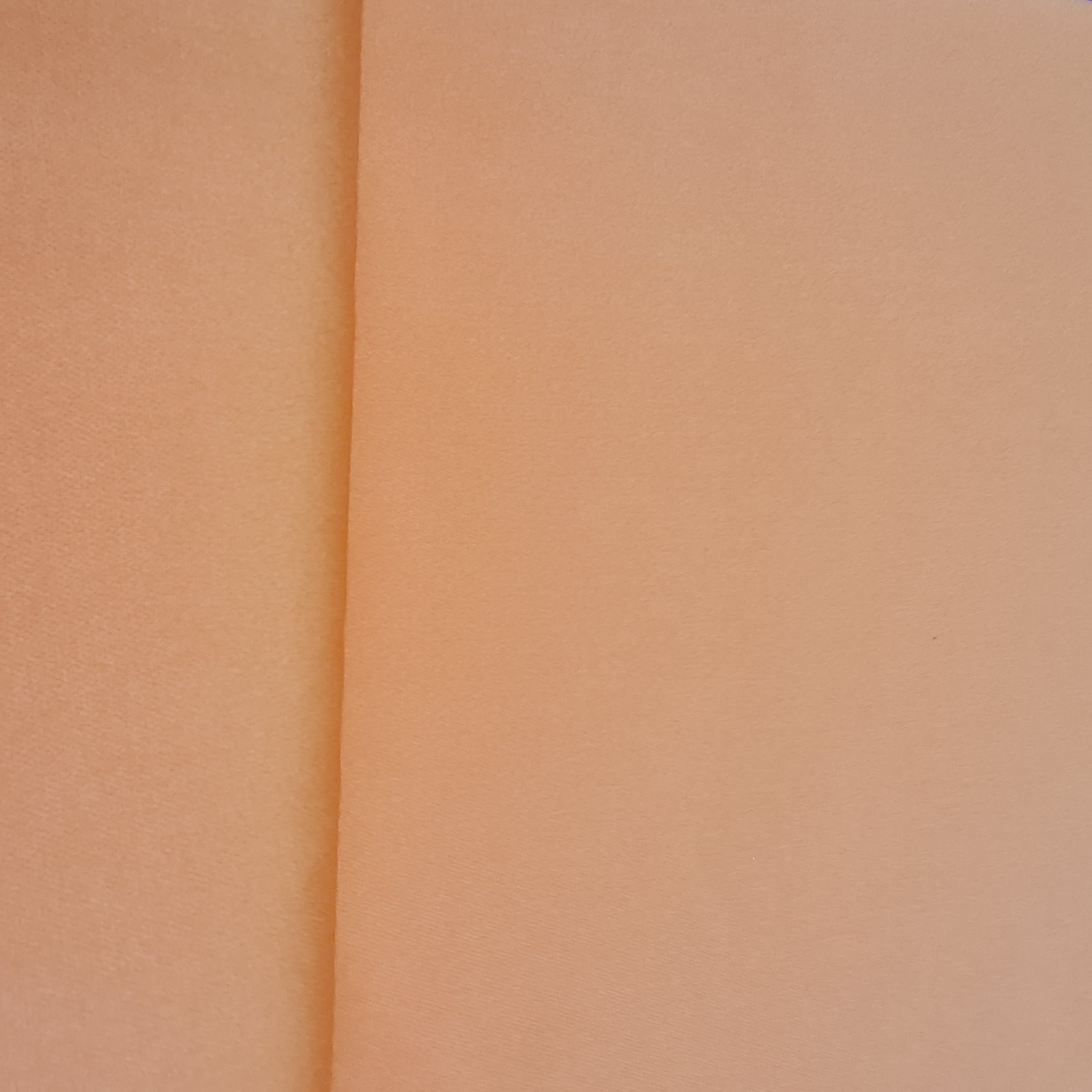 Orange Solid Banana Crepe Fabric - TradeUNO