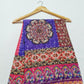 Mutlicolor Traditional Pearl & Mirror Work Silk Dupatta