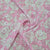 Pink White Thread Embroidery Imported Organza Chiffon Fabric - TradeUNO