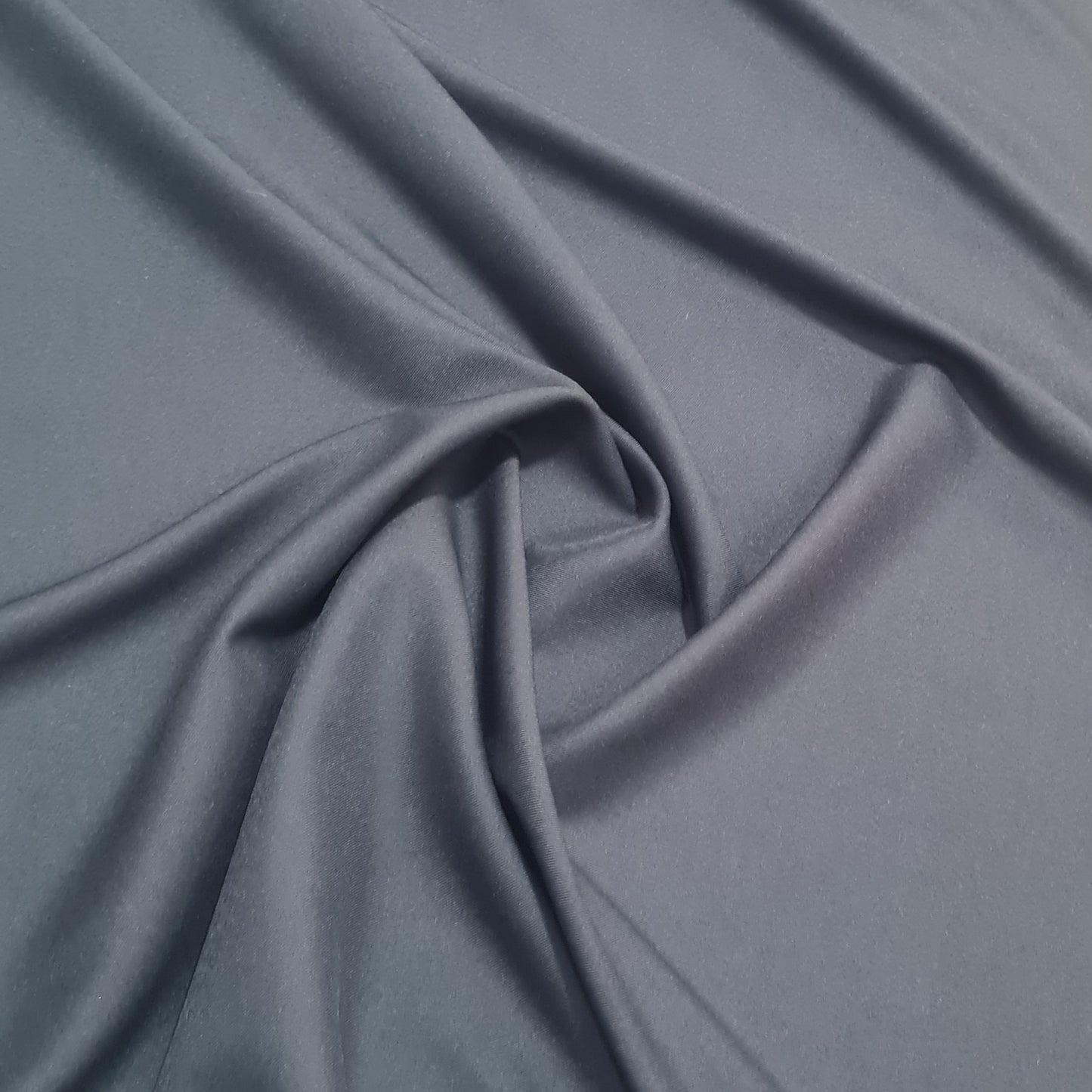 Black Solid Moss Crepe Fabric 60 Inches