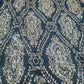 Black With Gold Sequence Embroidery Lycra Net Fabric - TradeUNO