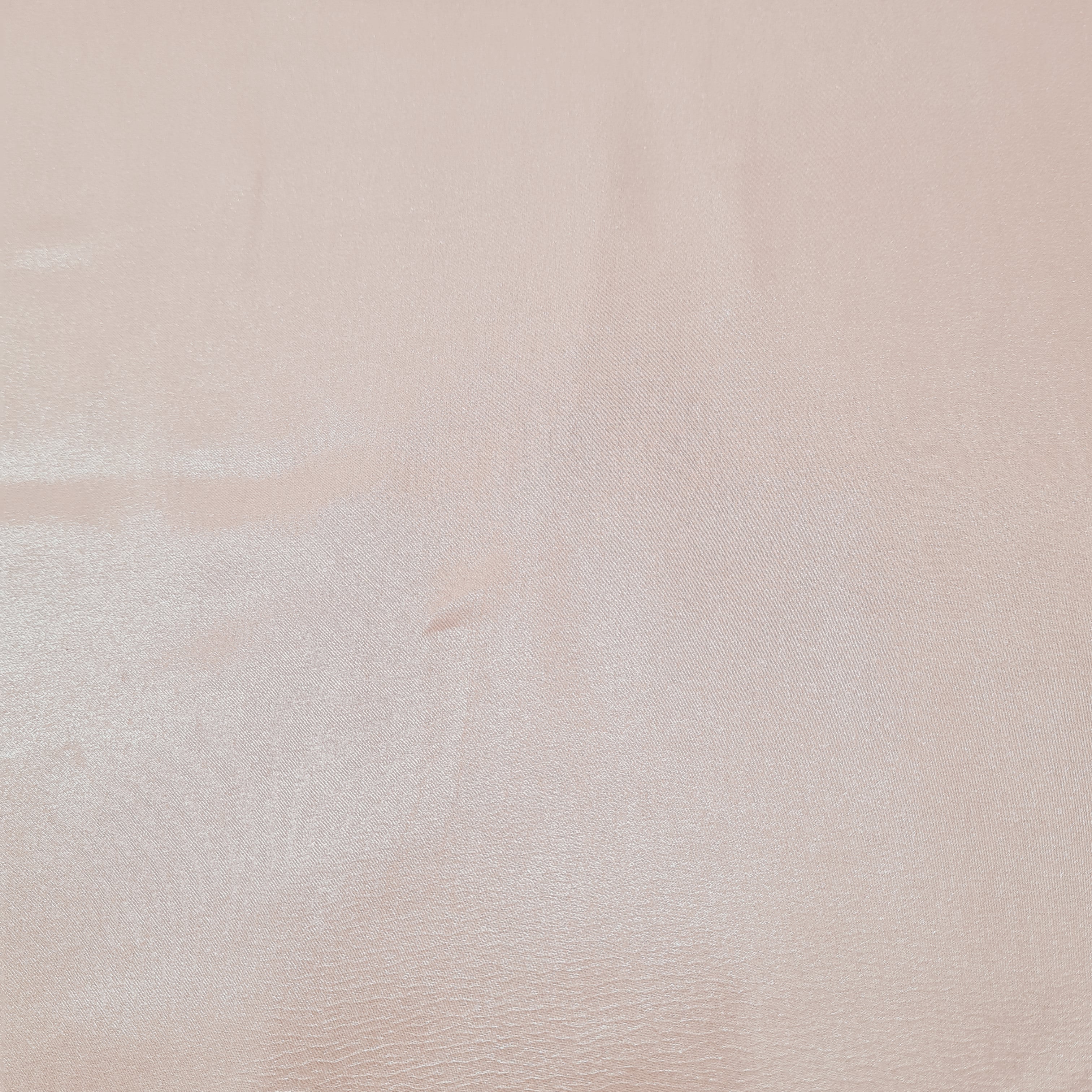 Salmon Pink Solid Silver Shimmer Georgrette Satin - TradeUNO