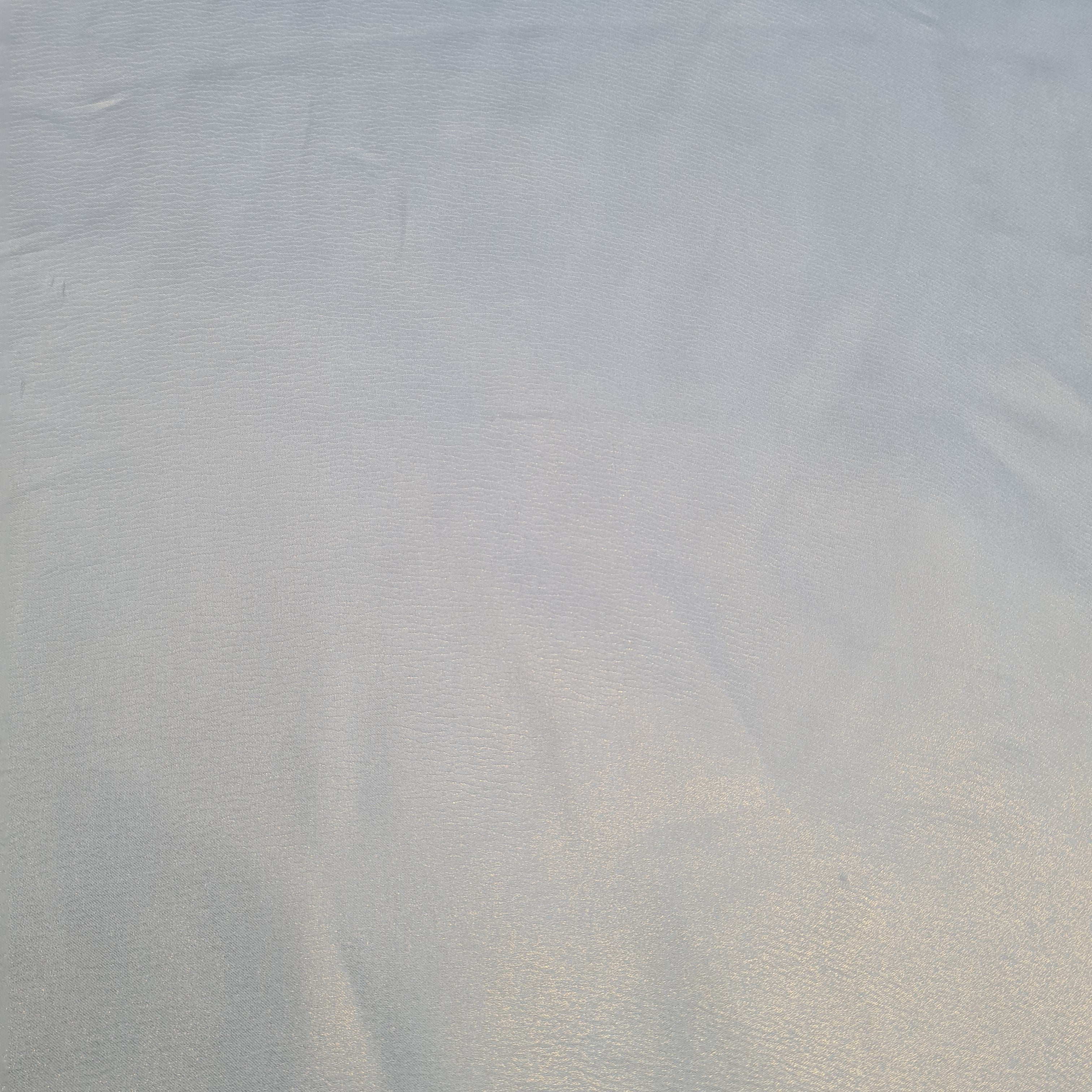Sky Blue Solid Shimmer Georgrette Satin - TradeUNO