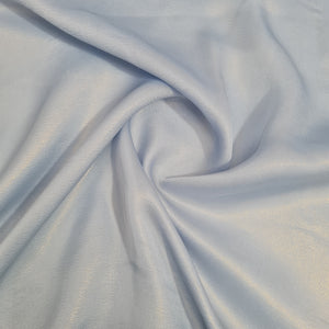 Sky Blue Solid Shimmer Georgrette Satin - TradeUNO