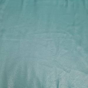 Sea Green Solid Silver Shimmer Georgrette Georgrette Satin - TradeUNO