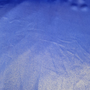Cobalt Blue Solid Gold Shimmer Georgrette Satin - TradeUNO
