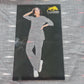 Grey With Multicolor Ikkat Cotton Fabric - TradeUNO