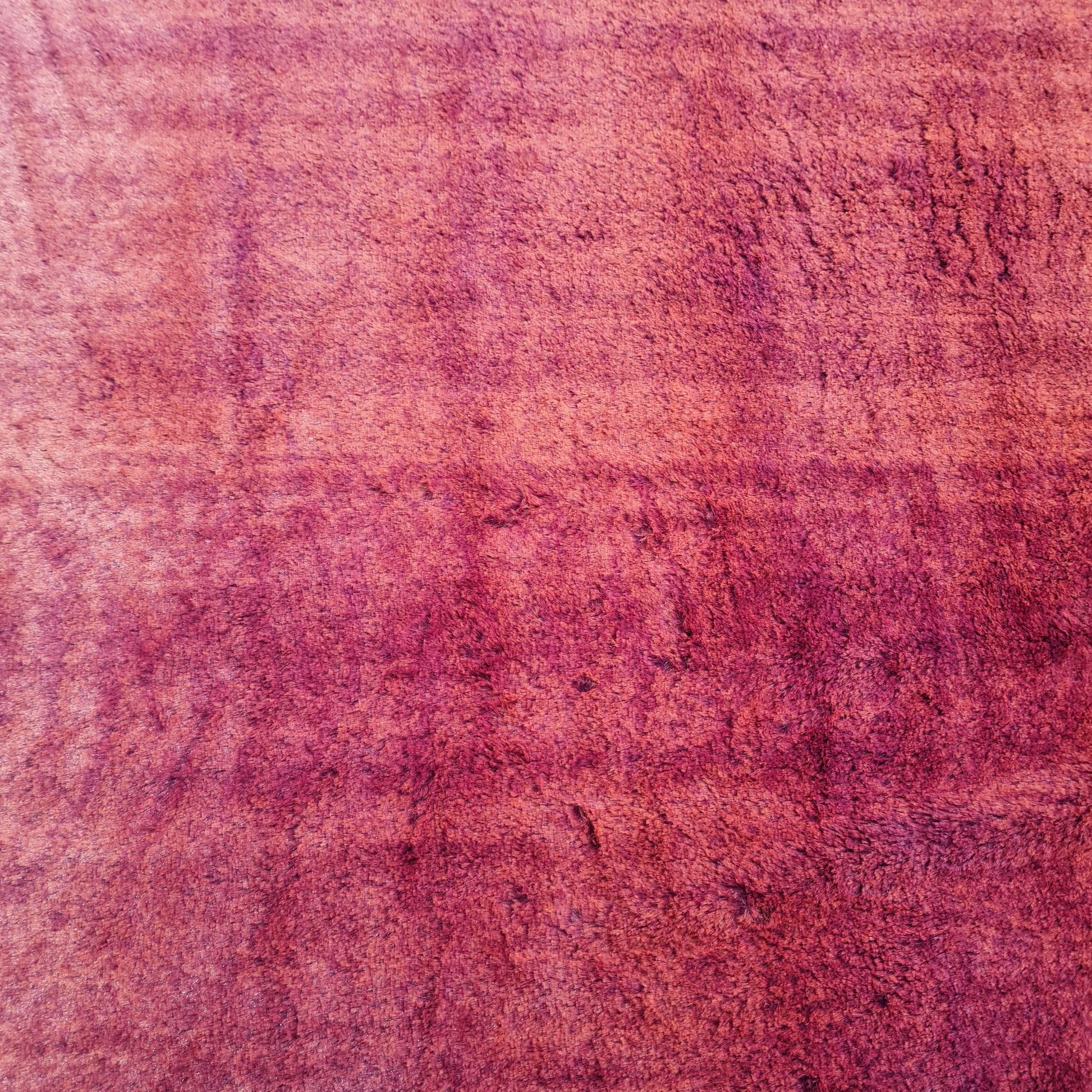 Red Solid Fur Fabric - TradeUNO