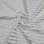 White & Silver Stripe Fur Rexine Fabric - TradeUNO