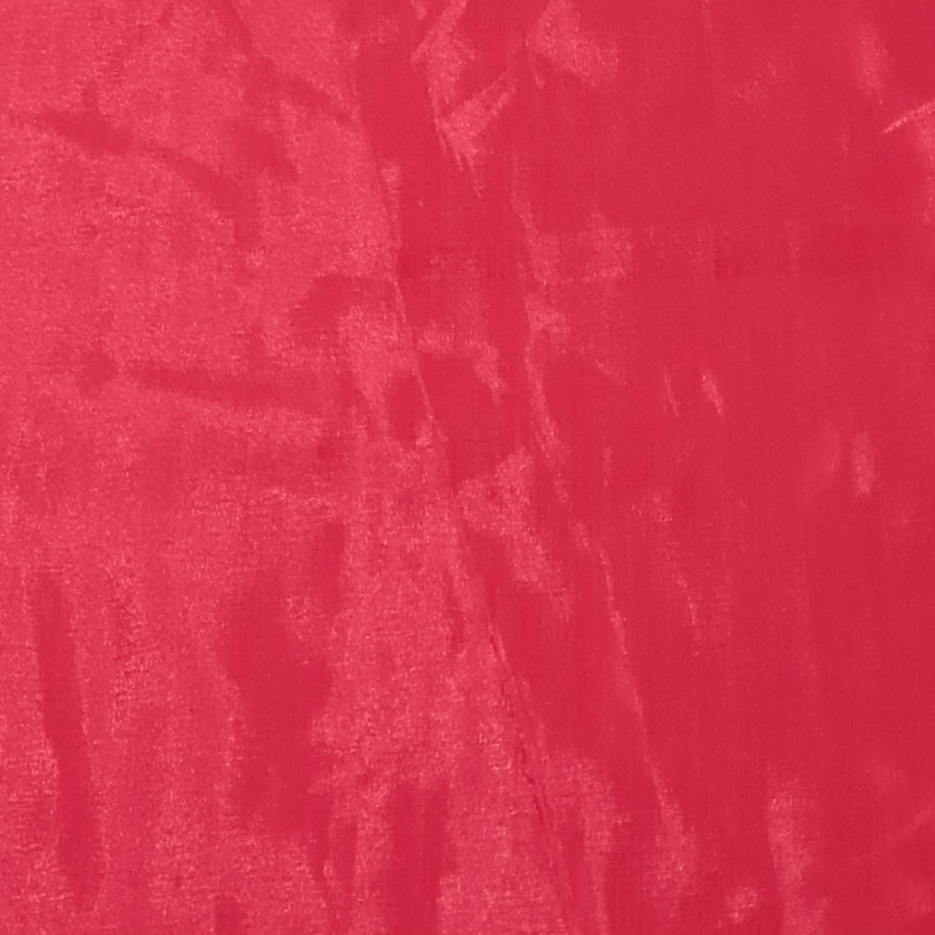 Crimson Red Solid Shantoon Fabric