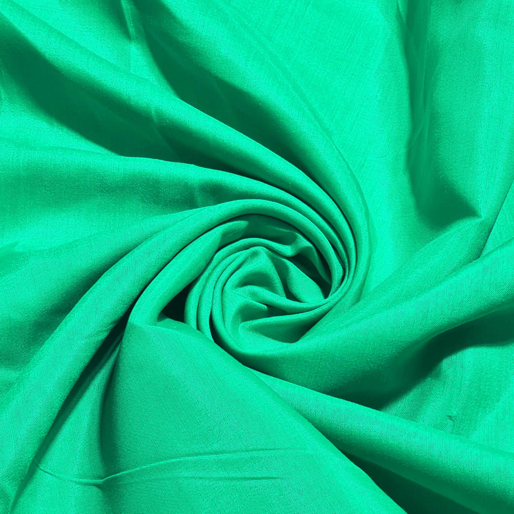 Seafoam Green Solid Shantoon Fabric