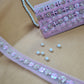 Premium Baby Pink Sequence Net Lace