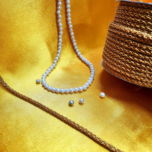 Classic Bright Gold Double Sided Lace