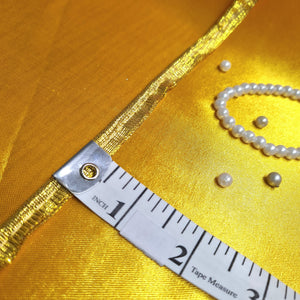 Classic Gold Piping Satin Lace