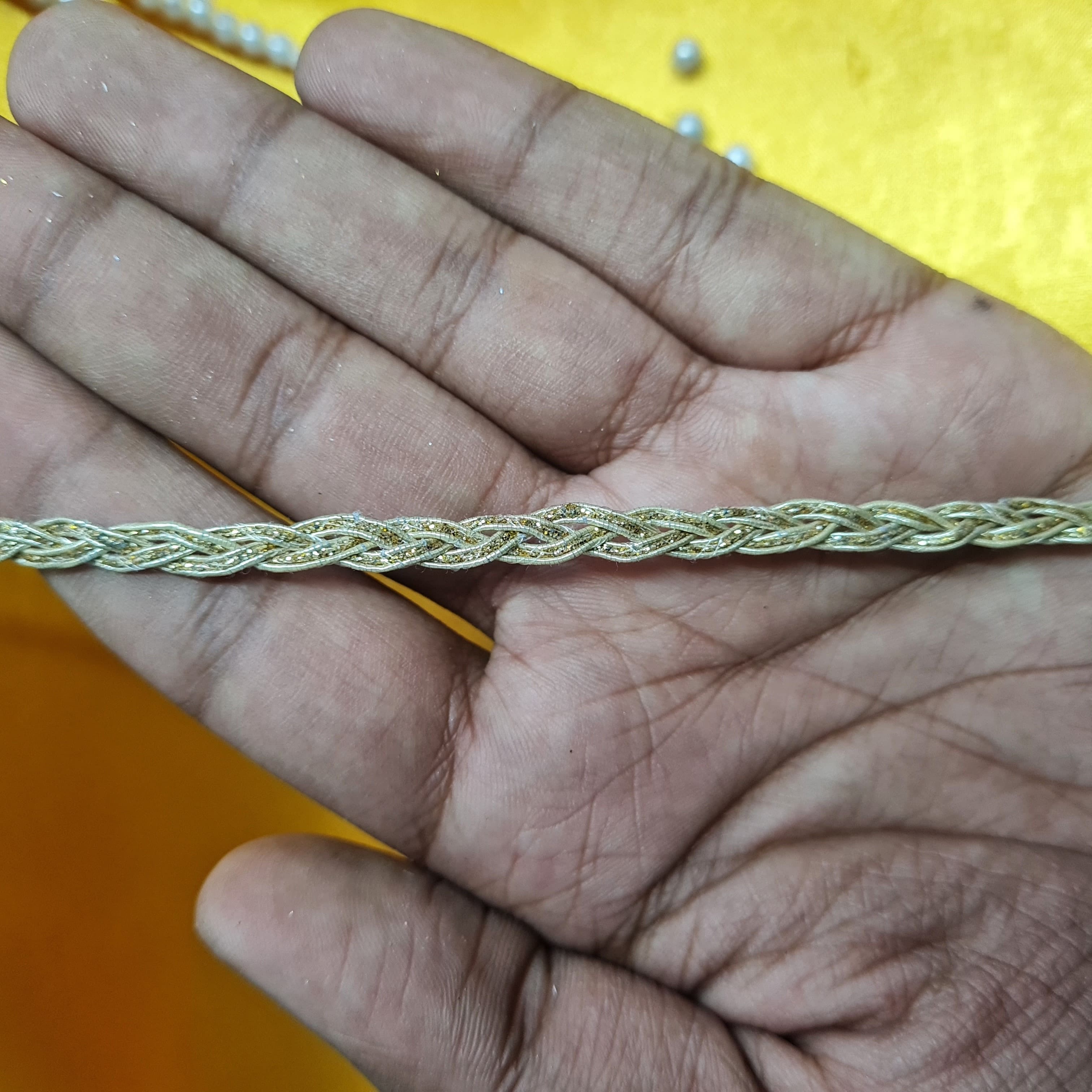 Classic Dull Gold Double Sided Lace