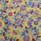 Exclusive Light Yellow Floral Print Cambric Cotton Fabric