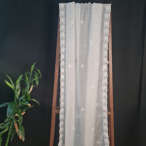 Premium Off White Creame Traditional Embroidery Kota Dupatta