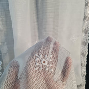 Premium Off White Creame Traditional Embroidery Kota Dupatta