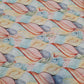 Premium Blue and Yellow Tropical Print Muslin Fabric