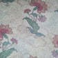 Creame Floral Print Linen Organza Fabric