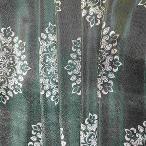 Dark Green Traditional Print Pure Tissue Fabric MTF-21281 – image 3 of 3