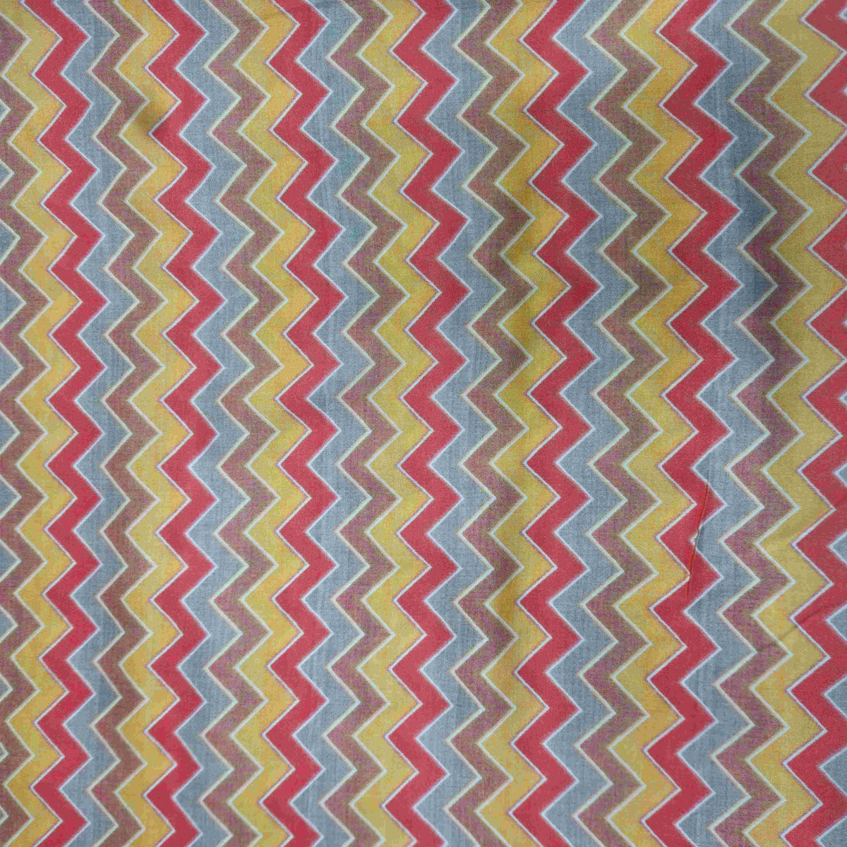 Multicolor Chevron Print Rayon Fabric TU-4535 – image 2 of 3