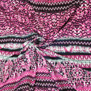 Black Abstract Print Muslin Fabric TU-1541 – image 3 of 3