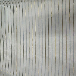 Sky Blue Gold Stripes Organza Zari JBS-16625 – image 2 of 3