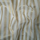 Off White Golden Stripes Dyeable Tissue Fabric GT-32610