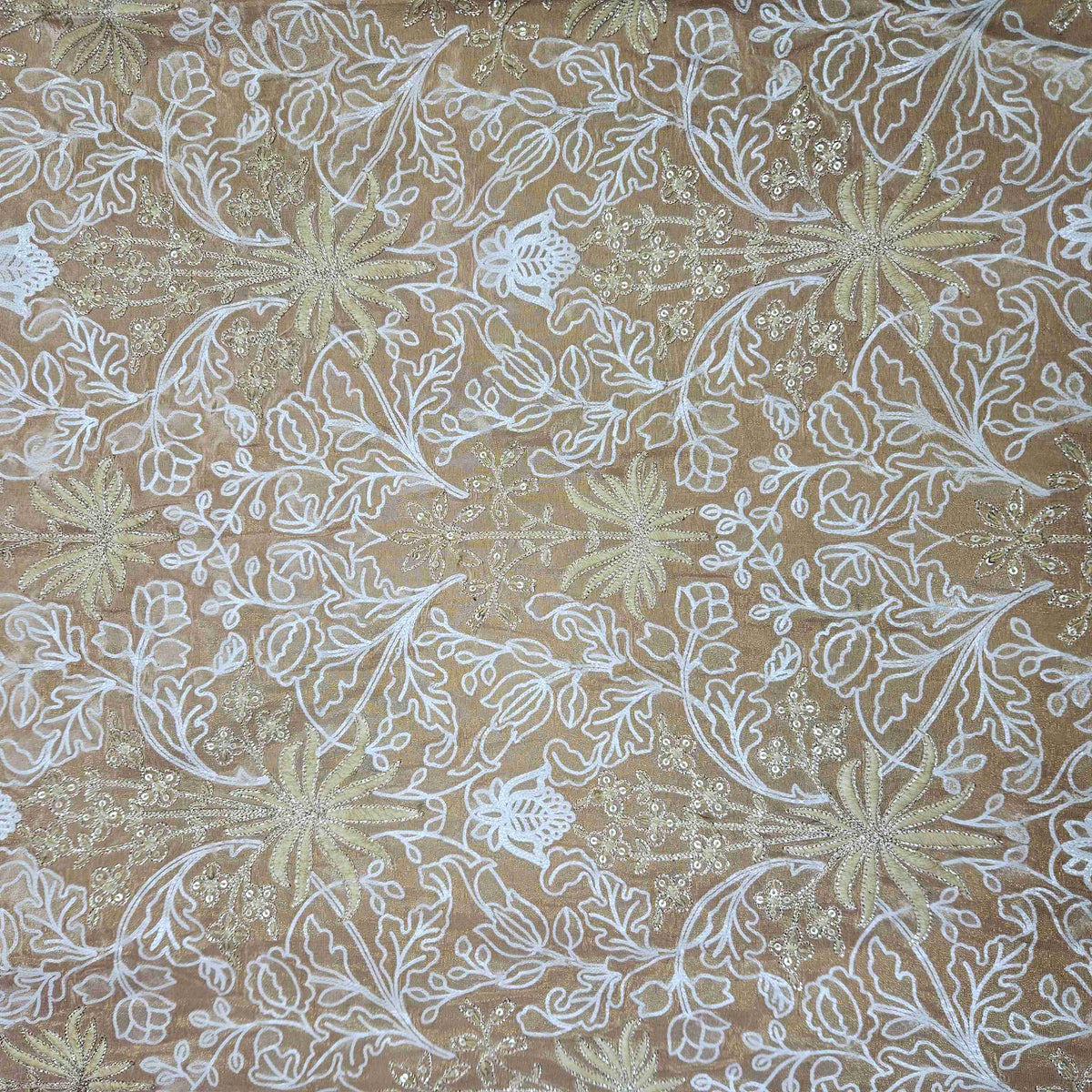 Orange Flower Sequins Dyeable Tissue SF-16260 – image 2 of 3