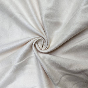 Cream Solid Suede Fabric TU-5209 – image 3 of 3