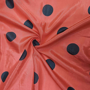Red & Black Polka Dot Muslin GT-19340 – image 3 of 3