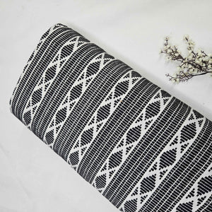Black & Cream Stripes Tapestry TU-28742