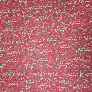 Red Floral Print Pashmina Fabric RT-20991 – image 2 of 3