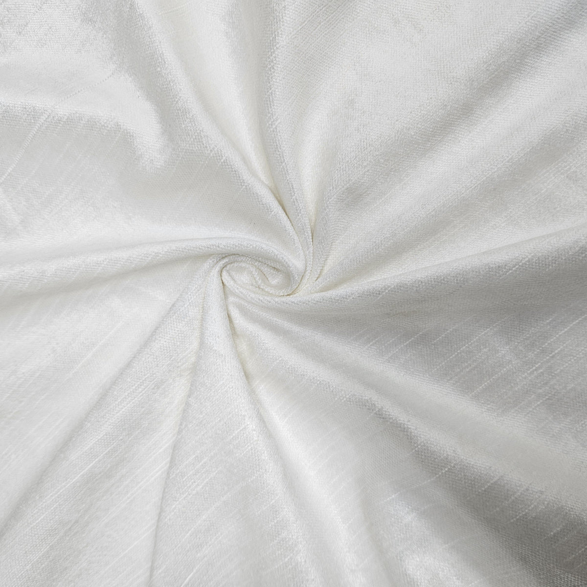 White Solid Cotton Slub Velvet TU-2596 – image 3 of 3