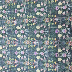 Dark Green Floral Lurex Pashmina TU-1000-28 – image 2 of 3