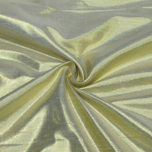 Golden Solid Shimmer Brocade KRE-19237 – image 3 of 3