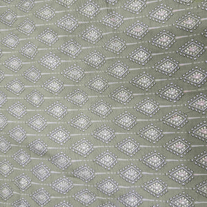 Cream Ajrakh Print Rayon TU-1000-4 – image 2 of 3