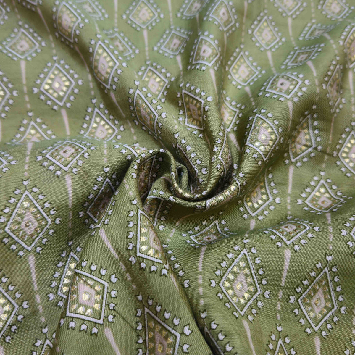 Cream Ajrakh Print Rayon TU-1000-4 – image 3 of 3