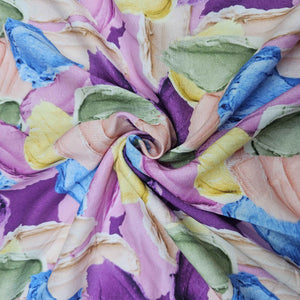 Multicolor Floral Print Rayon TU-1000-18 – image 3 of 3