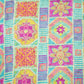 Sky Blue Traditional Print Tusser Silk Fabric 3542 GT-20354