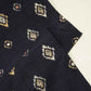 Wine Ikkat Print Tusser Silk Fabric 3542 GT-20366