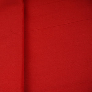 Red Solid Brocade Silk Fabric 20374