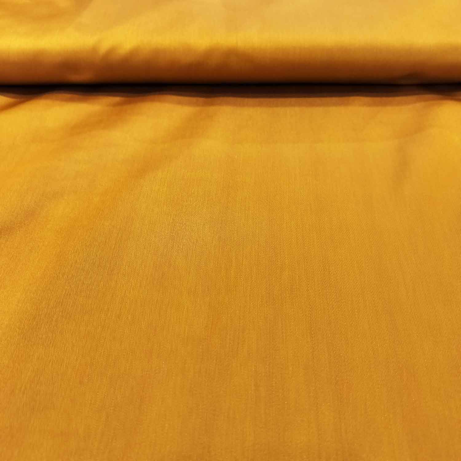 Brown Solid Brocade Silk Fabric KRE-20385