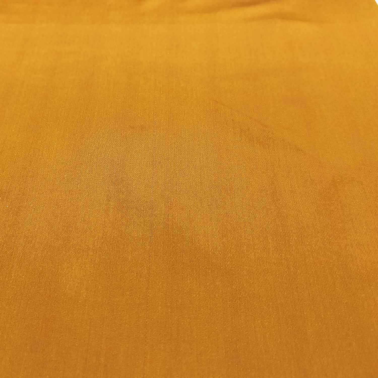 Brown Solid Brocade Silk Fabric KRE-20385