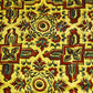 Yellow Ajrakh Print Modal Silk Fabric 0094 IA-20742  